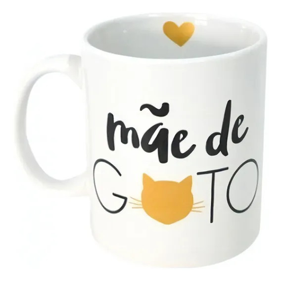 Caneca Pet Mãe De Gato 300ml Simas Foto 1