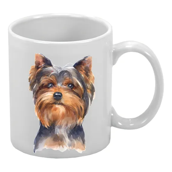 Caneca Pet Raças 325ml - Yorkshire Foto 1