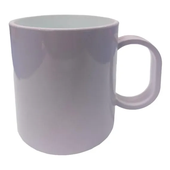 Caneca Plástico Polímero Sublimação Linha Color | Lilás Foto 1