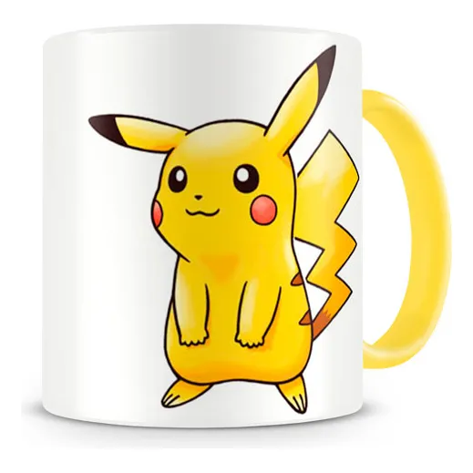 Caneca Pokémon Pikachu Color Yellow Foto 1