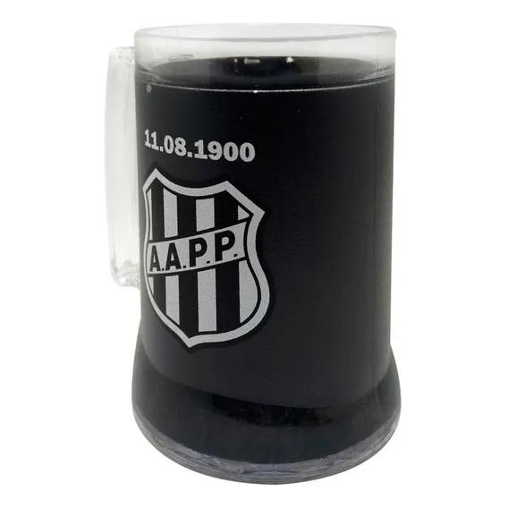 Caneca Ponte Preta Gel Térmica 400ml Macaca Cor Preto Foto 1