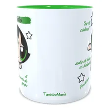 Caneca Porcela Personalizada Meninas Super Poderosas Docinho Cor Verde Foto mini 4