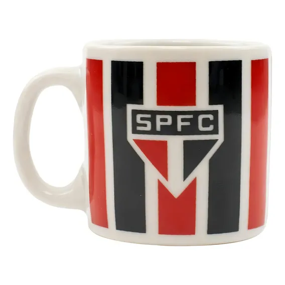 Caneca Porcelana 120ml - São Paulo Spfc Foto 1