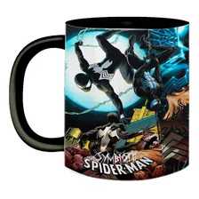 Caneca Porcelana Coleção Quadrinhos Homem Aranha Symbionte Foto mini 2