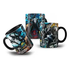 Caneca Porcelana Coleção Quadrinhos Homem Aranha Symbionte Foto mini 1