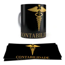 Caneca Porcelana Contabilidade Foto  mini 1