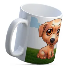 Caneca Porcelana Labrador Foto mini  2