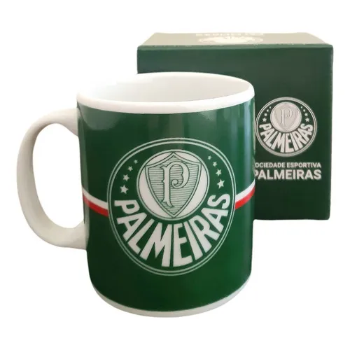 Caneca Porcelana Palmeiras Foto 1