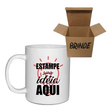 Caneca Porcelana Personalizada 330ml Foto mini 1