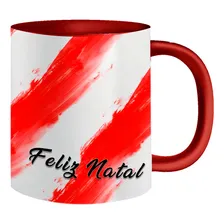 Caneca Porcelana Presente Natal Feliz Natal Árvore Decoração Foto mini 4