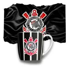 Caneca Porcelana Xicara Cafe Corinthians Democracia 360ml Foto mini 1