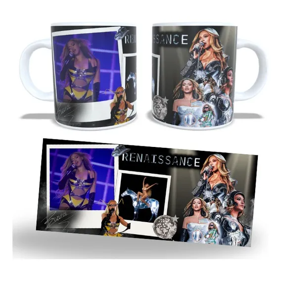 Caneca Presente Ideal Fã Beyonce Renaissance Tour Foto 1