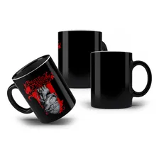 Caneca Preta Porcelana Bullet For My Valentine Rock Band Fã Foto mini 2