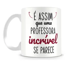 Caneca Professora Incrível Foto  mini 1