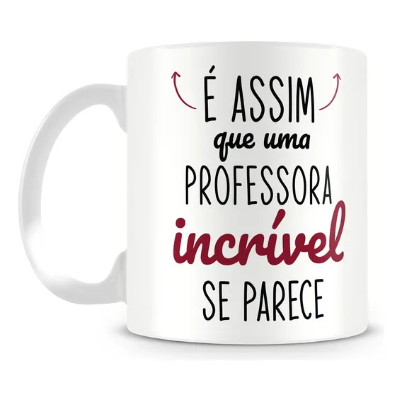 Caneca Professora Incrível Foto 1