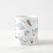 Caneca Profissional Odontologia Presente Gratidão Dentista Cor Branco Foto mini 4
