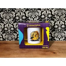 Caneca Rei Leão Disney Xícara Zona Criativa Café Da Manhã Cor Branco Foto mini 3