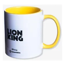Caneca Rei Leão Disney Xícara Zona Criativa Café Da Manhã Cor Branco Foto mini 2