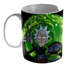Caneca Rick And Morty Portal Squard Cartoon Network Serie Foto mini  2