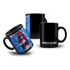 Caneca Rock Beast In Black Metal Anos 2000 Dark Connection Foto mini 3