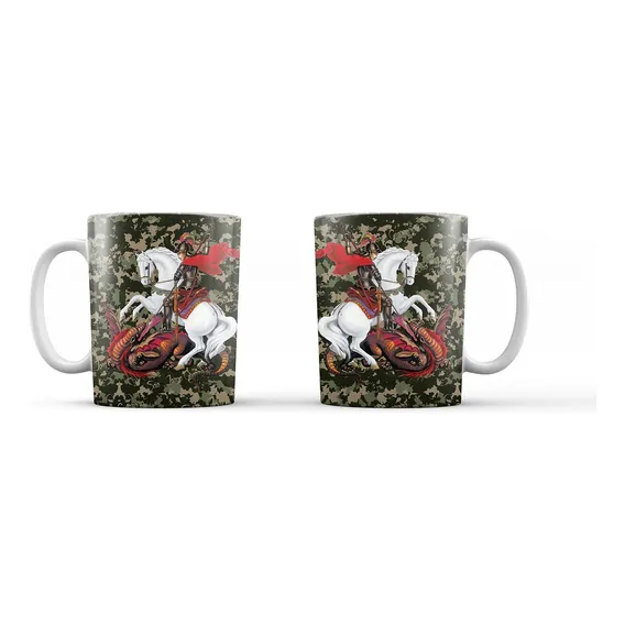 Caneca São Jorge - Exército Foto 1