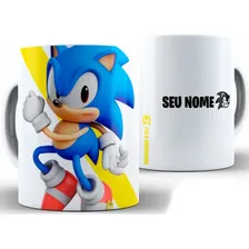 Caneca Sonic Porcelana + Caixa Presente Foto mini 1