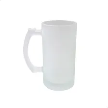 Caneca Sublimação Chopp Vidro Jateado 475ml 6uni Cor Jateado Translúcido Caneca Chopp Jateada Foto mini 1
