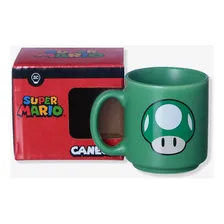Caneca Super Mario Mini Caneca Cogumelo Do Mario Verde Foto mini 1