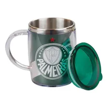 Caneca Térmica Faixa Com Tampa 450ml - Palmeiras Invicto Foto mini 4