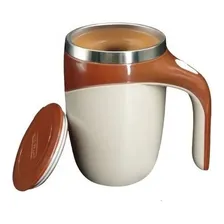 Caneca Térmica Mixer Automática Copo Café Inox 380ml Premium Liso Foto mini 1