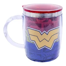 Caneca Térmica Mulher Maravilha 450 Foto mini 1