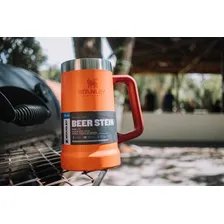 Caneca Térmica Stanley Caneca Beer Stein Cor Laranja 709ml Foto mini 2