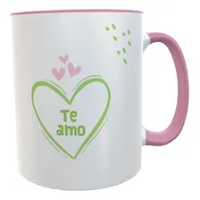 Caneca Tia Coruja Cor Rosa Tia Coruja Te Amo -titia Família Titia Coração Foto mini 3