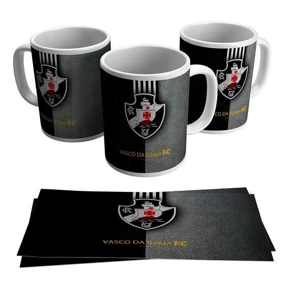 Caneca Vasco Da Gama Futebol Marca Logo 325ml Foto 1