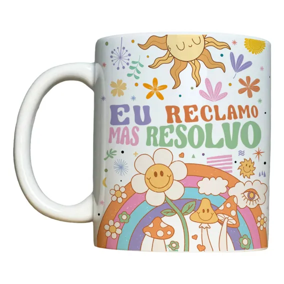 Caneca Vibes Frases Engraçadas Humor Eu Mas Resolvo Cor Branco Eu Mas Eu Resolvo Foto 1