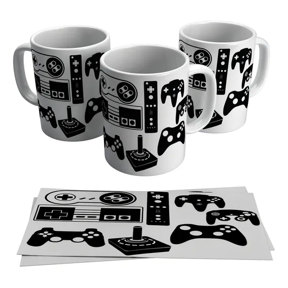 Caneca Vídeo Game Controle Joystick 325ml Foto 1