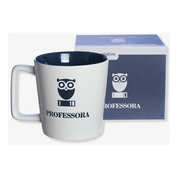 Caneca XĂcara ProfissĂ”es Formatura Direito Medicina Psico Cor Branco Professora Foto 1