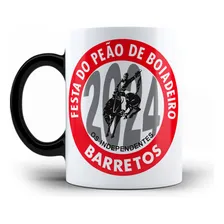 Canecas Vilelagg Caneca Festa Barretos 2024 Eu Fui Peão Boiadeiro Branco Foto  mini 1