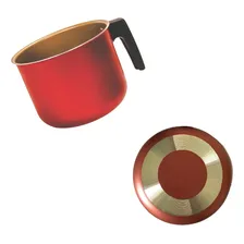 Caneco Leiteira Antiaderente 2,3 Litros Cor Vermelho Foto mini 2