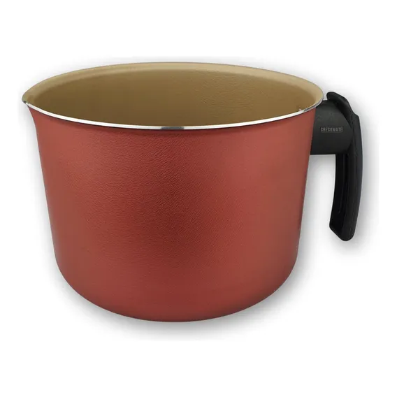 Caneco Leiteira Fervedor 14 Cm Antiaderente Teflon Cereja Foto 1