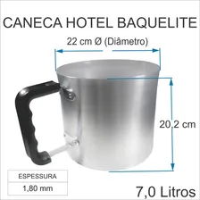 Canecão Leiteira Grande Hotel N°22 - 7 Litros Cor Cinza Foto mini 2