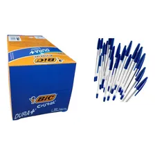 Caneta Bic Cristal Azul Ponta Média 1,0mm Caixa C/50un Foto mini 4