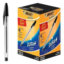 Caneta Bic Cristal Preta Escrita Média Caixa C/50 Unidades Foto mini  2
