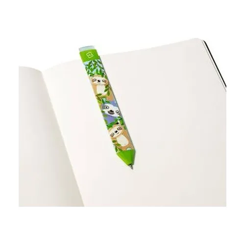 Caneta Bookmark Sloth com recargas Foto 1
