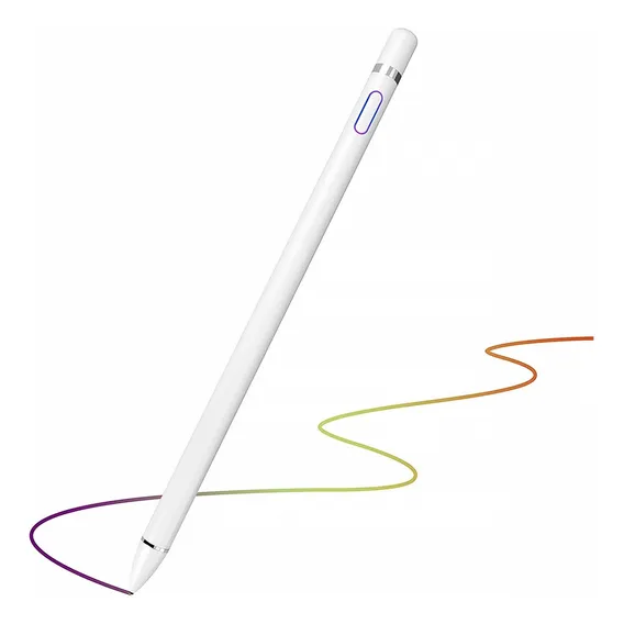 Caneta Capacitiva Touch Screen Stylus Ponta Fina Tablet iPad Foto 1