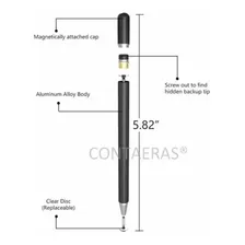 Caneta Contaeras Stylus para tablet, caneta Stylus, caneta Stylus - preta Foto mini  2