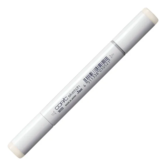 Caneta Copic Marcador Sketch Ponta Dupla W00 Warm Gray Foto 1