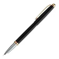 Caneta Crown Metal Orient Tinteiro Preta Yw39450p Foto mini 1