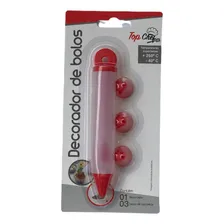 Caneta Decoradora Silicone Bolo Cupcake Biscoito Barista Foto  mini 1