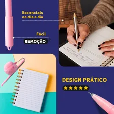 Caneta Esferográfica Azul Pompom Flamingo - Nybc Exterior Rosa-claro Foto mini 3
